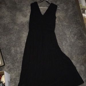 Black Jessica Howard V- Neck dress